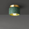 DecorBites™ Green White Marble Downlight for Luxe Living Spaces