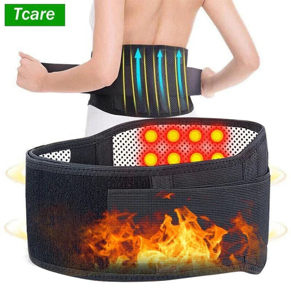 Adjustable Magnetic Therapy Back Belt – Lumbar Support & Self-Heating