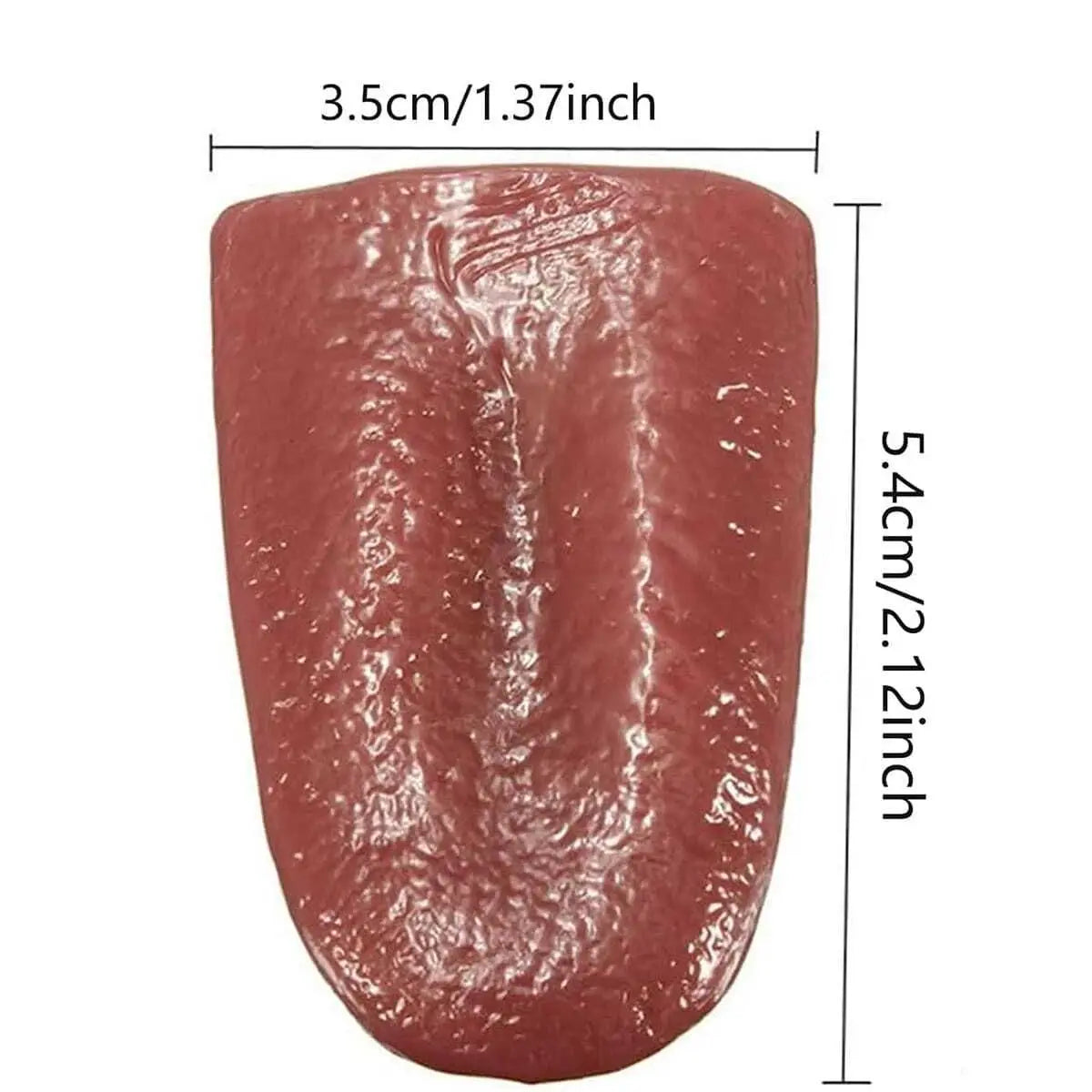 Rubber Tongue Prank Toy | Realistic Silicone Gag Gift for Horror Pranks