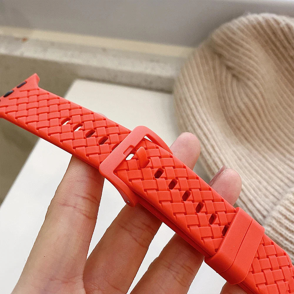 Apple Watch Silicone Strap - Soft Comfortable Rubber Band
