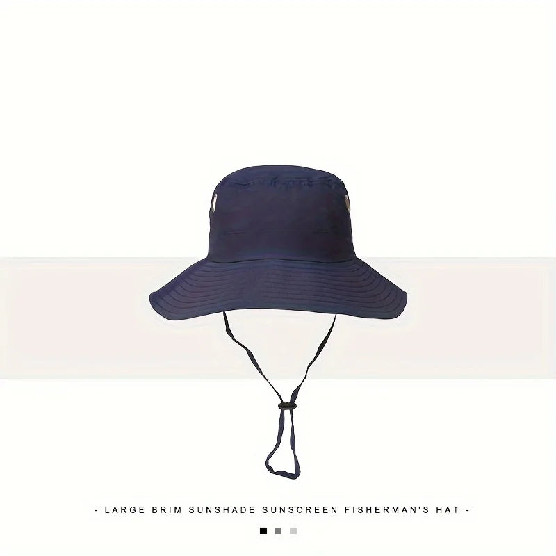 Solid Sun Protection Hat | Lightweight Outdoor Fisherman Cap