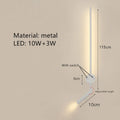DecorBites™ Adjustable Angle LED Wall Lamp 3000K Sconces for Bedside Reading