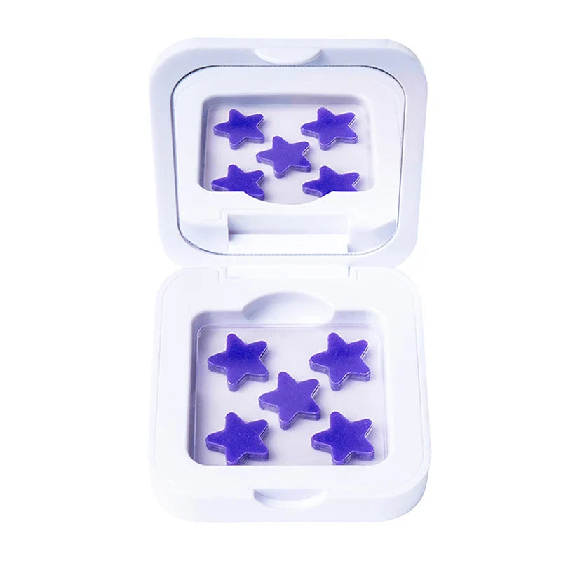 Star Shaped Hydrocolloid Acne Patches | Invisible Pimple Stickers with Mirror