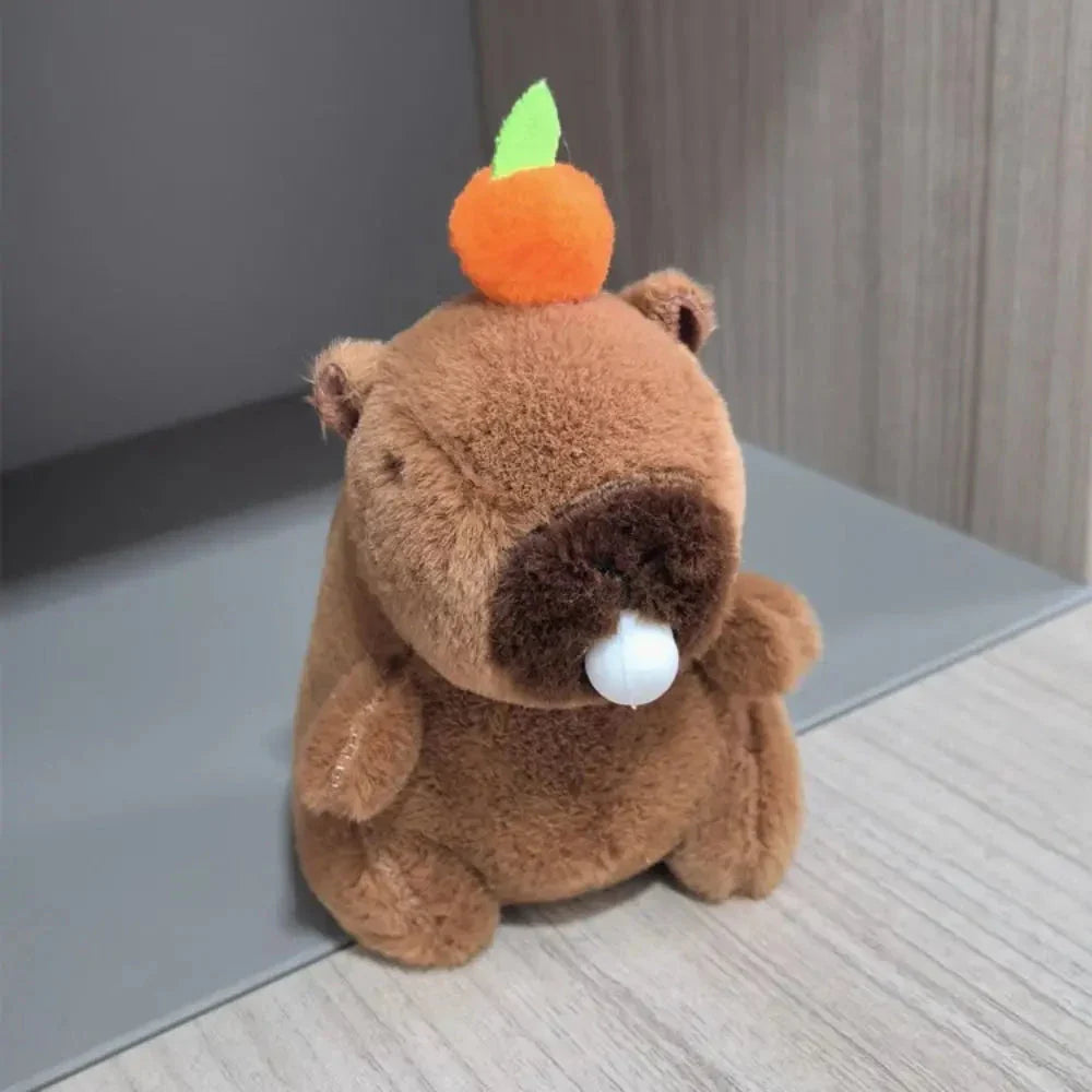 Cute Capybara Plush Toy Hoodie – Small Winged Stuffed Doll for Kids