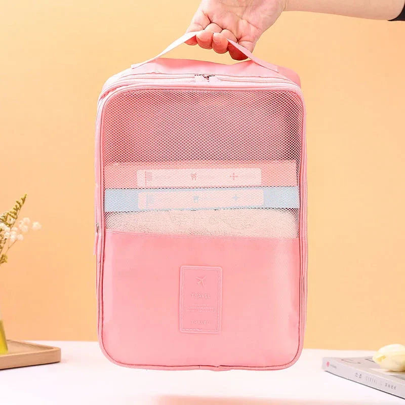 Portable Travel Shoe & Clothes Bag – Multifunction Organizer Storage