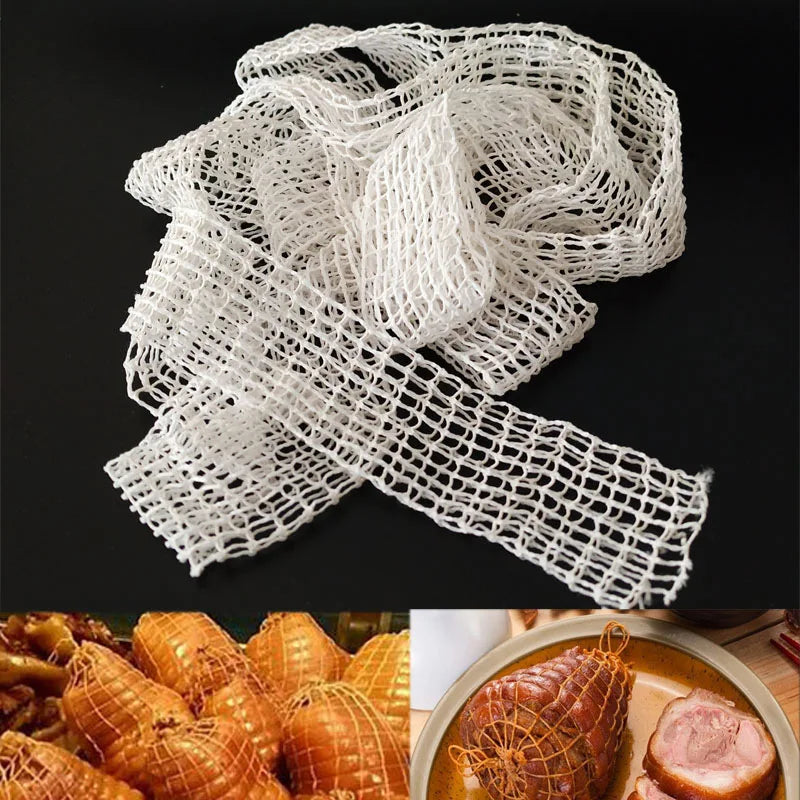 DecorBites™ Hot Dog Meat Mesh Net Butcher's String Roll 3/5M
