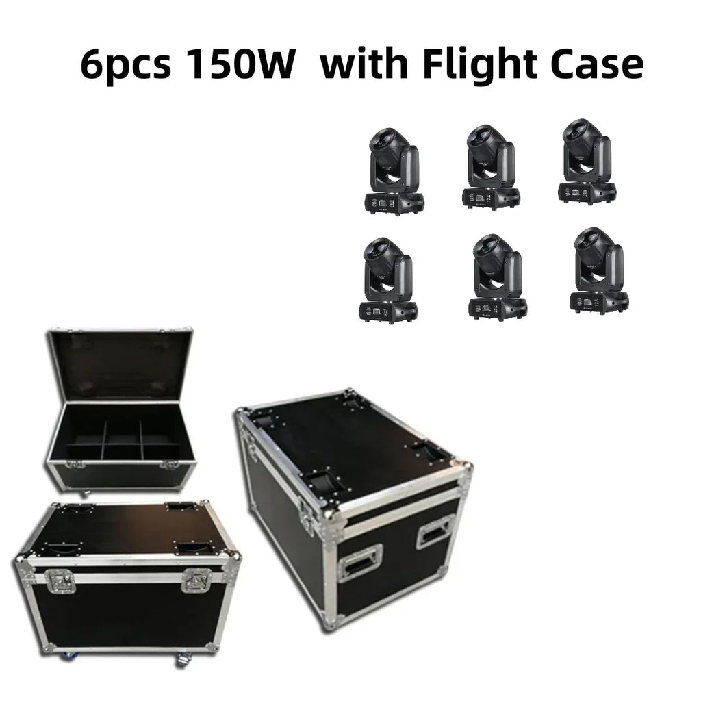 DecorBites™ 150W Mini LED Moving Head Beam & Spot Light with 18 Rotating Prisms