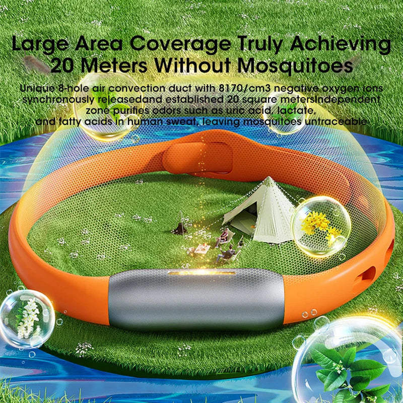 Natural Plant Mosquito Repellent Bracelet | Non-Toxic Outdoor Protection for Kids and Adults