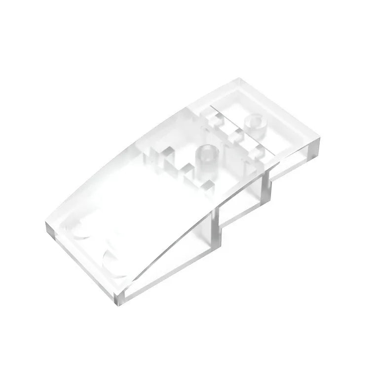 Slope, Curved 4 x 2 Building Block (Gobricks GDS-660) | Compatible with Lego 93606 Parts for DIY