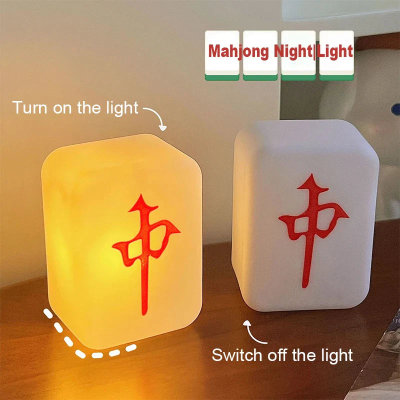 Mahjong Night Light | Soft LED Sleep Light with Eye Protection