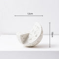 DecorBites™ Geometric Square Sculpture Stack Figurine Home Decoration Accessory