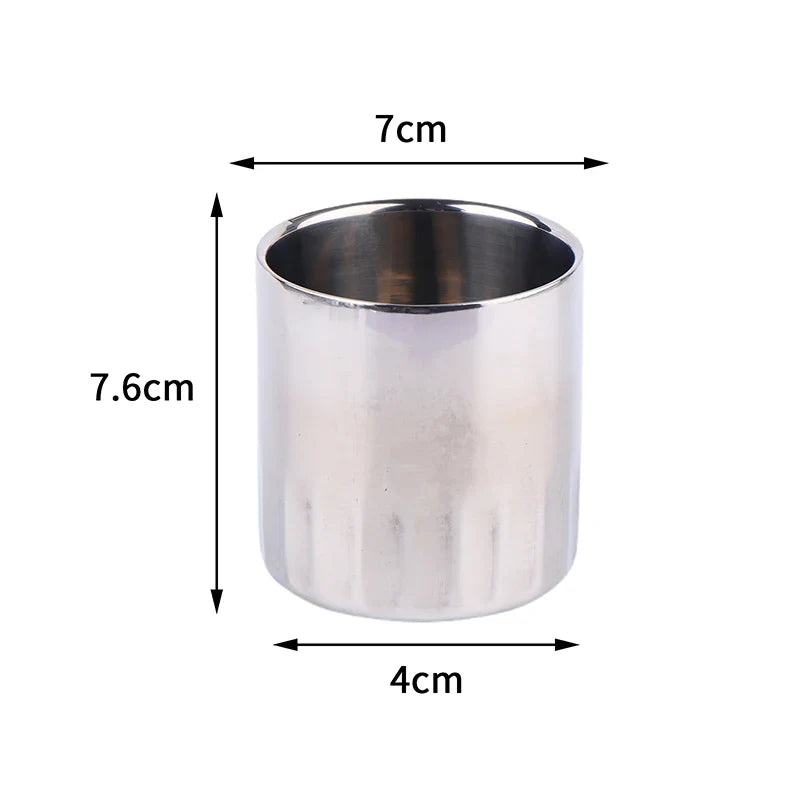 Stainless Steel Double Wall Insulated Mugs | Heat Retaining Drinking Cups