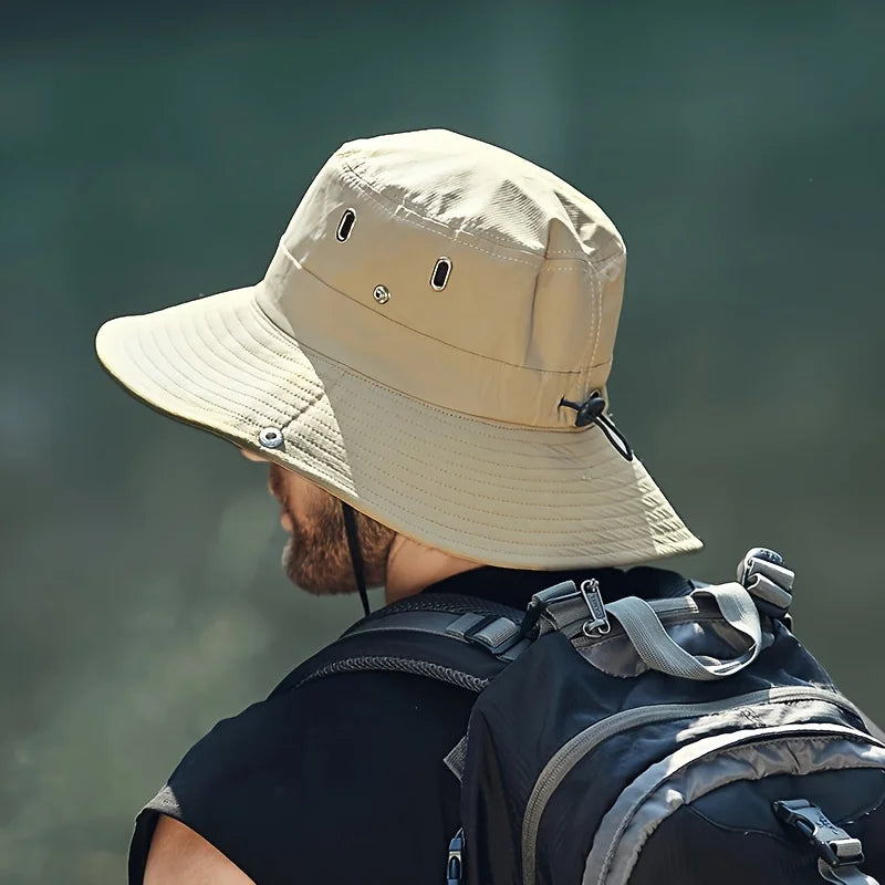 Solid Sun Protection Hat | Lightweight Outdoor Fisherman Cap