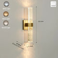 DecorBites™ Gold Wall Sconce Light for Bedroom Living Room Hallway 10W