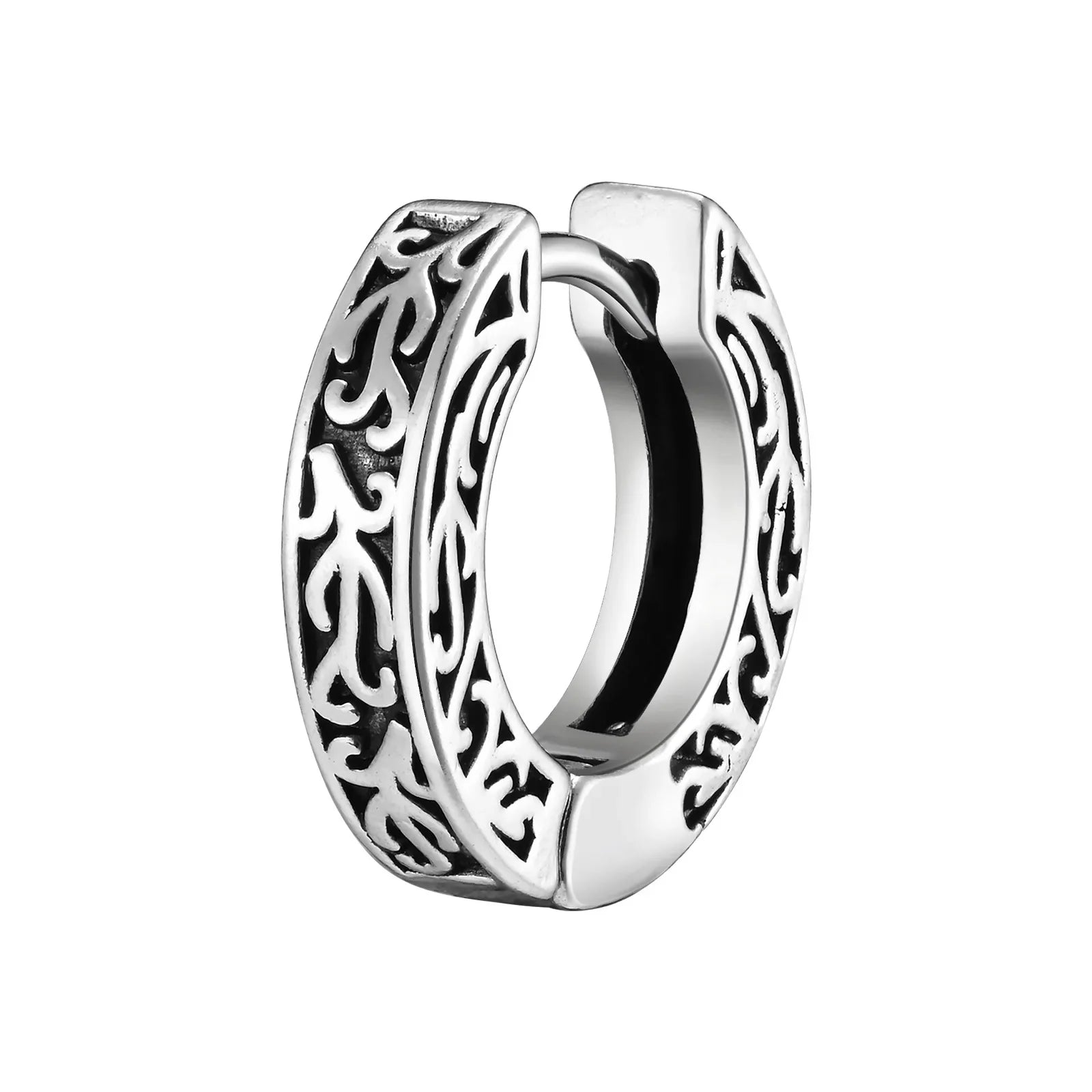 Stainless Steel Small Hoop Earrings for Men | Hypoallergenic Huggies