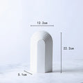 DecorBites™ Geometric Ceramic Semicircular Arch Decor Figurines Home Decor Accessories