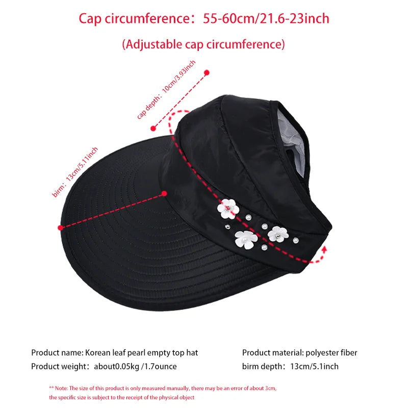 Sun Protection Hat for Women | Foldable UV Guard Visor