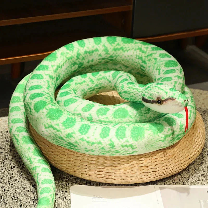Artificial Python Plush Toy – Long Snake Soft Plush Home Decor
