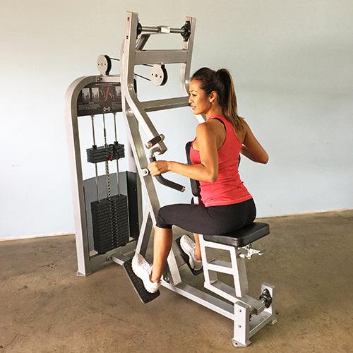 Classic Seated Row - Muscle D Fitness - Pin Selectorized - Back Workout