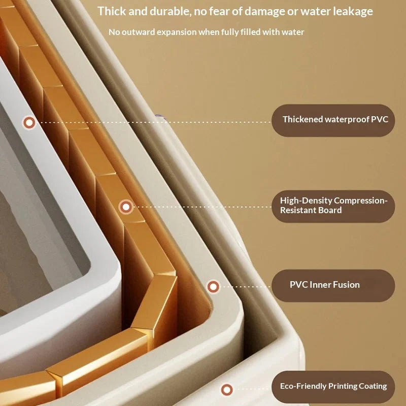 Foldable Baby Bathtub for Newborns & Toddlers