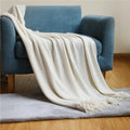 DecorBites™ Knitted Cashmere Siesta Blanket - Soft Sofa Throw & Bedding Blanket