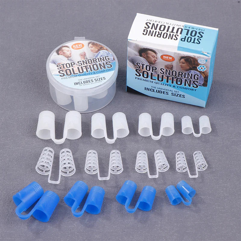 Silicone Anti Snore Nasal Dilators | Snoring Aid Nose Clips