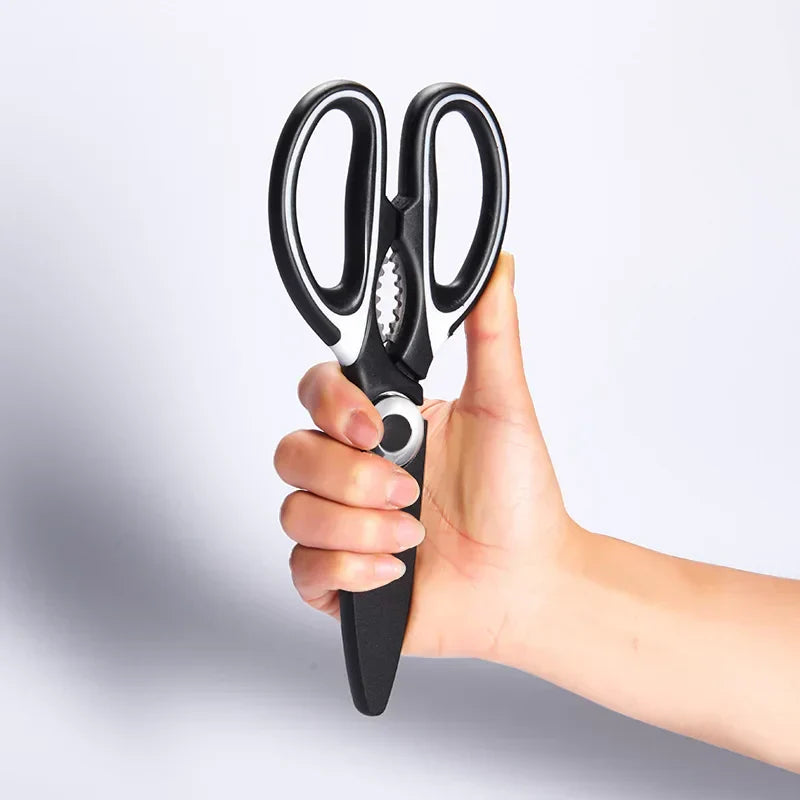 DecorBites™ Kitchen Shears Stainless Steel Multi Cutter for Poultry, Fish & Meat