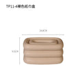 DecorBites™ Geometric Fringe Ceramic Tissue Box Rectangle Desktop Holder Home Decor Storage