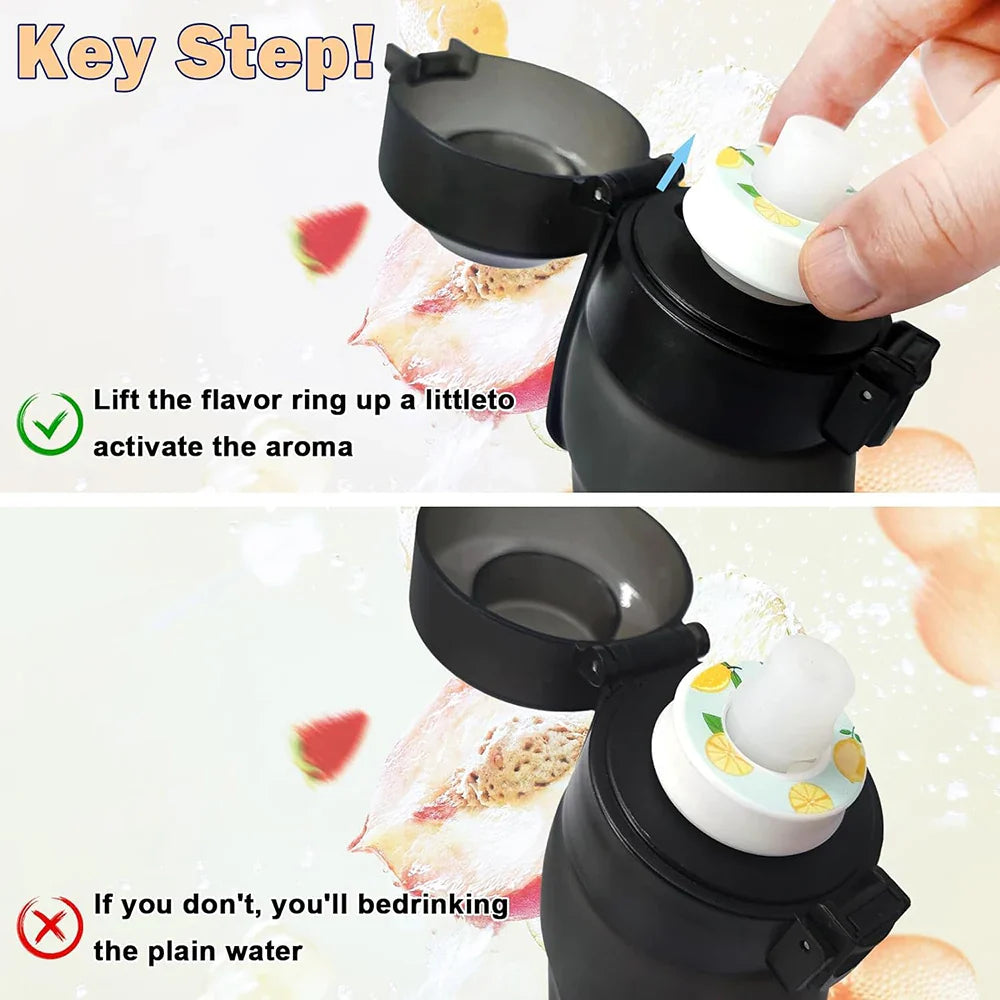 Water Flavor Pods for Water Bottles | Fruit Scented Infuser Caps