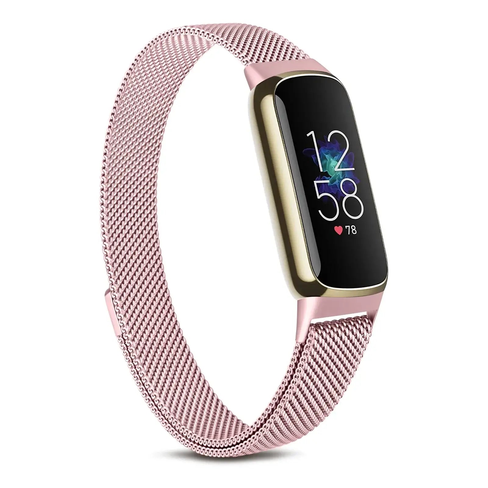 Fitbit Luxe Steel Magnetic Band - Elegant Mesh Design