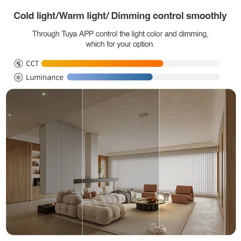 DecorBites™ 24W Ultra-thin LED Ceiling Spot Light for Living Room