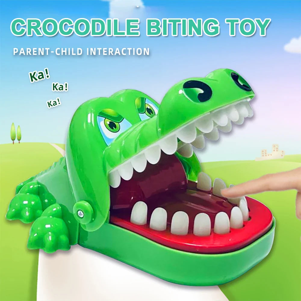 Crocodile Bites Fingers Game | Funny Alligator Tooth Reaction Toy for Kids