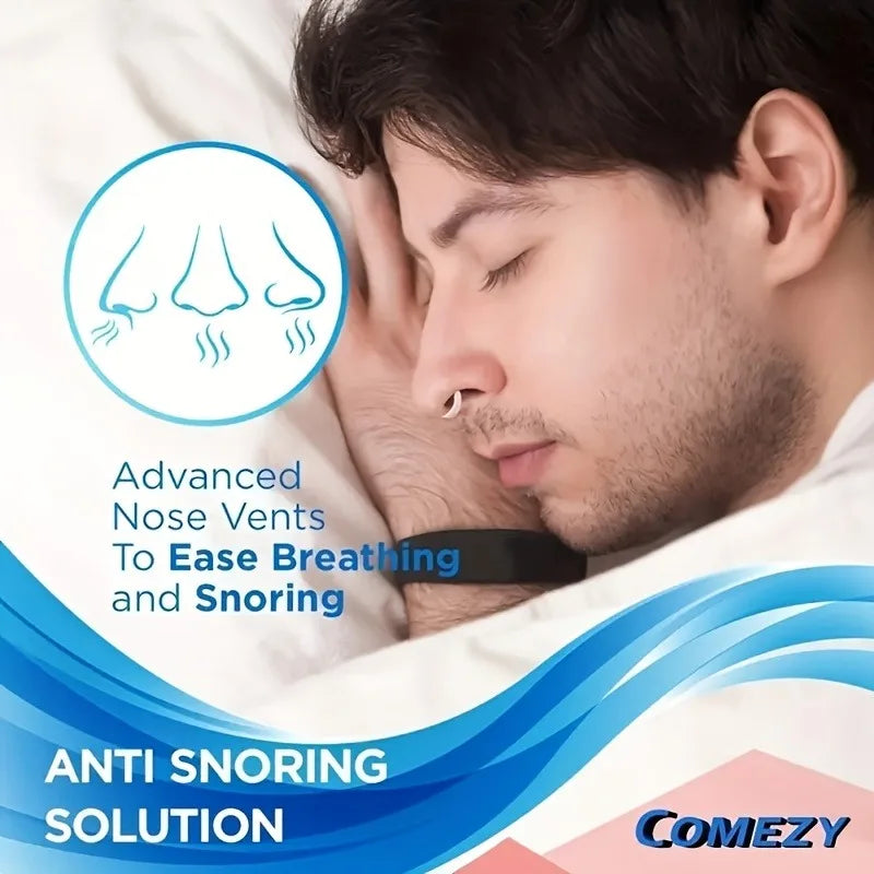 Mini Transparent Anti-Snoring Nose Clips | 24-Piece Set for Better Sleep