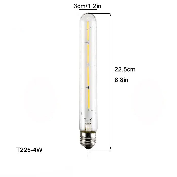 DecorBites™ LED Filament Tubular Edison Bulb 6000K T10 T185 T225 T30 T300 4W 6W 8W