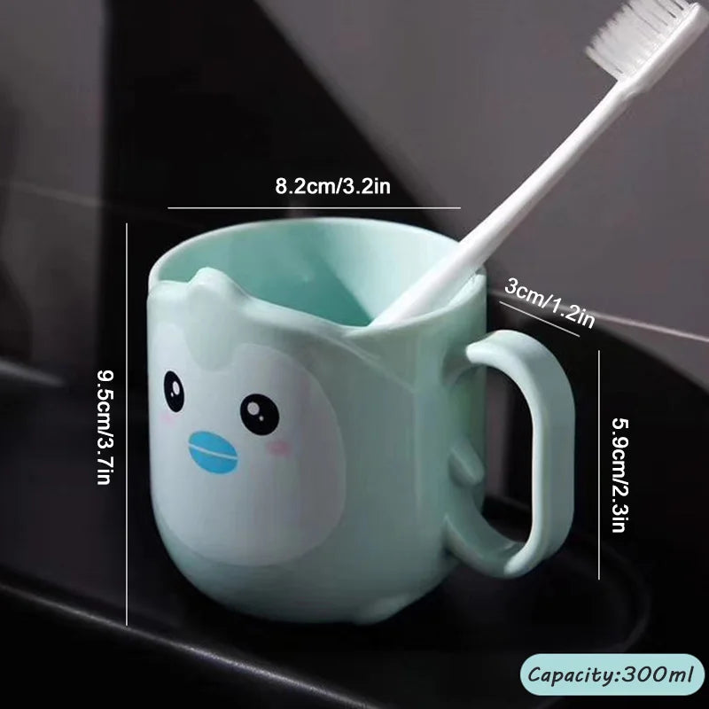 Cartoon Plastic Cup for Kids | Lightweight Shatter-Proof Travel Mug 330ml