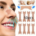 50pcs Anti Snoring Strips for Adults | Hypoallergenic Nasal Strips for Quiet Sleep