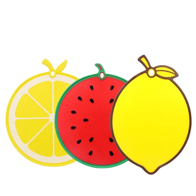 DecorBites™ Fruit Shape Chopping Board - Safe Household Kitchen Tools