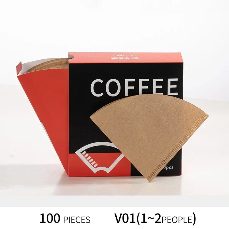 DecorBites™ Coffee Cone Filter Paper for Handmade Brewing