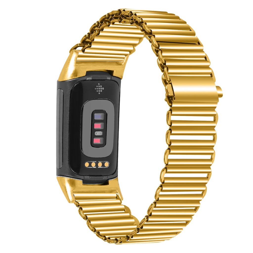 Fitbit Charge 5 6 Stainless Steel Strap - Modern Design