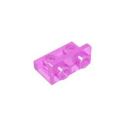 Gobricks GDS-643 Bracket 1 x 2 - 1 x 2 Inverted | Compatible Building Block for Lego 99780