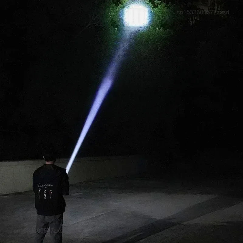 Mijia Outdoor Flashlight Portable Strong Light | Variable Focus Rechargeable LED Flashlight