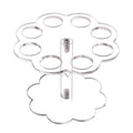DecorBites™ Ice Cream Cone Holder Stand: Durable Acrylic Display Rack for Cupcakes & Cones