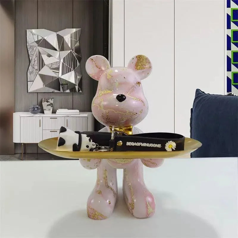 DecorBites™ Graffiti Bear Statue Ornament for Modern Home Decor
