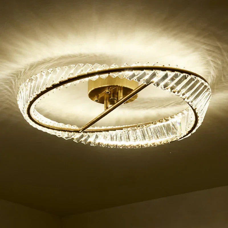 DecorBites™ Crystal LED Ceiling Lights for Modern Luxury Dining Room Decor