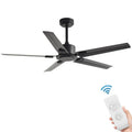DecorBites™ 52/56 Inch 35W DC Motor Modern Ceiling Fan with Remote Control