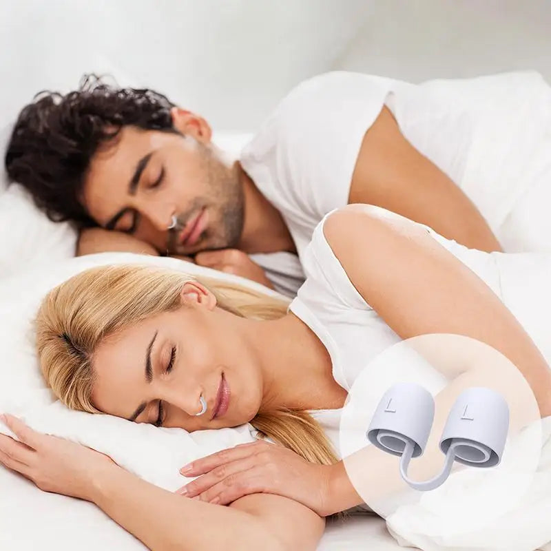 Silicone Nose Clip for Snoring | 3 Pack Nasal Dilator Strips for Better Sleep