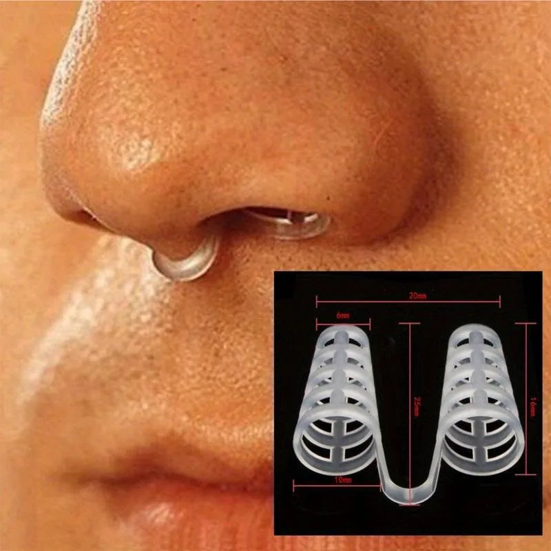 20 Pcs Mini Anti-Snoring Nose Clips | Adhesive Snoring Relief Aid