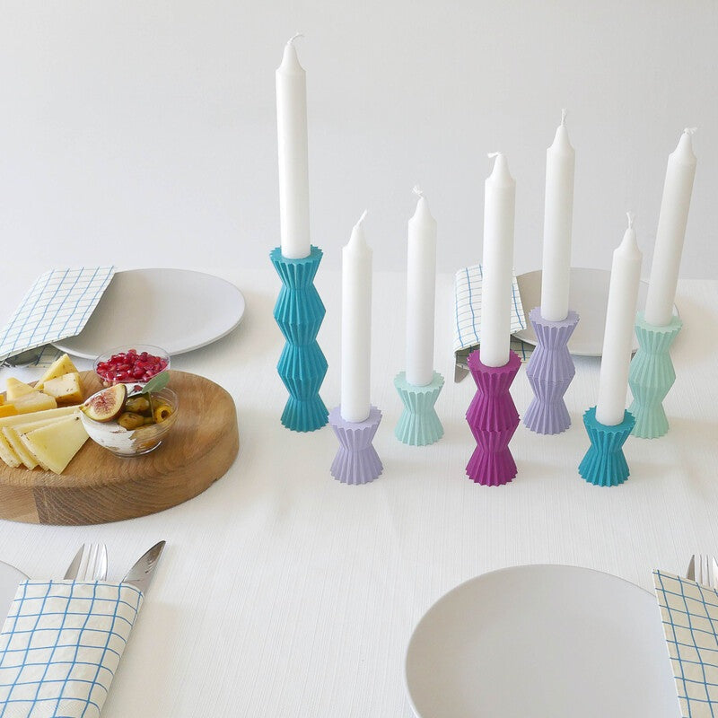 Modular 3D Printed Shabbat Candlestick – Shabbat Blessings Series