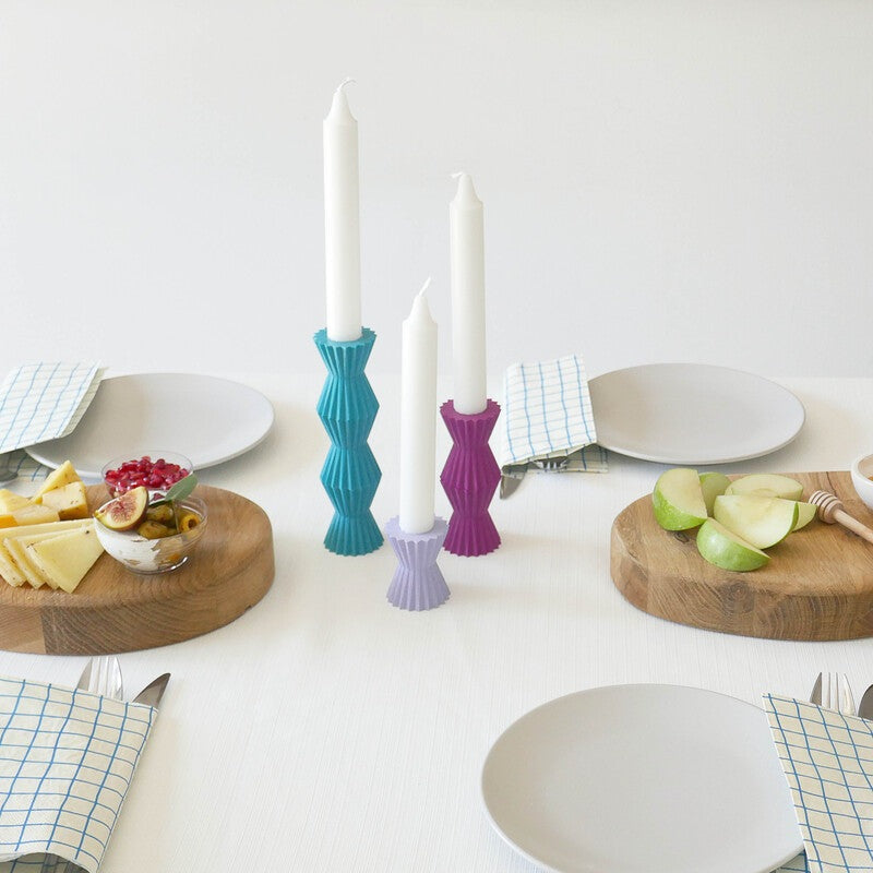 Modular 3D Printed Shabbat Candlestick – Shabbat Blessings Series