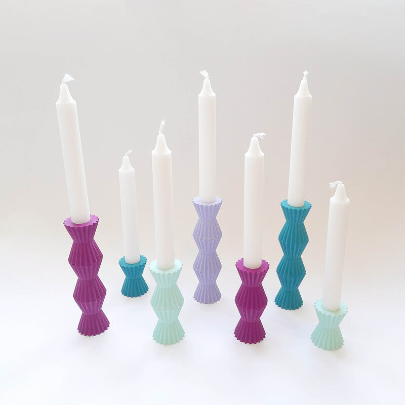 Modular 3D Printed Shabbat Candlestick – Shabbat Blessings Series